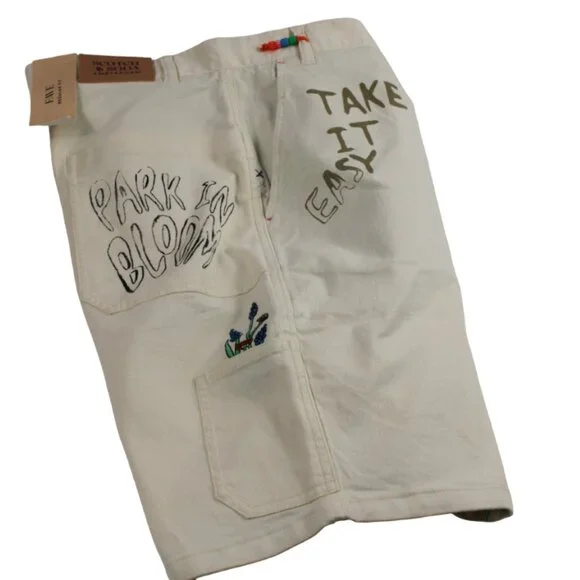 Scotch & Soda Natural Organic Cotton Take It Easy Regular Fit Shorts, Size 10/12 - Picture 7 of 9